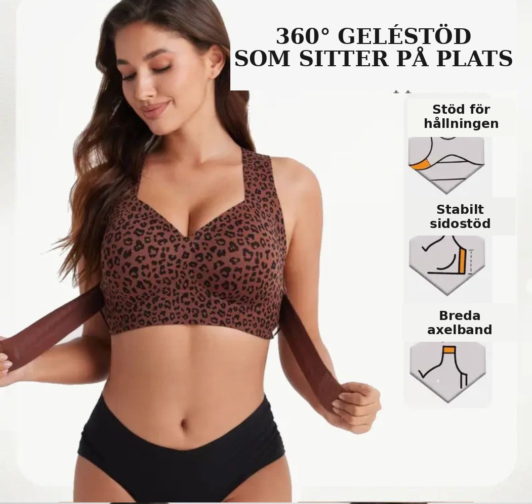 Nordiva Gelé Comfort – Bygelfri BH med korsrygg