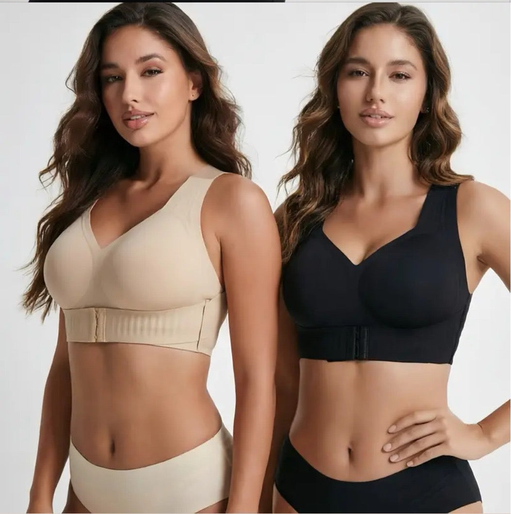 Nordiva Gelé Comfort – Bygelfri BH med korsrygg
