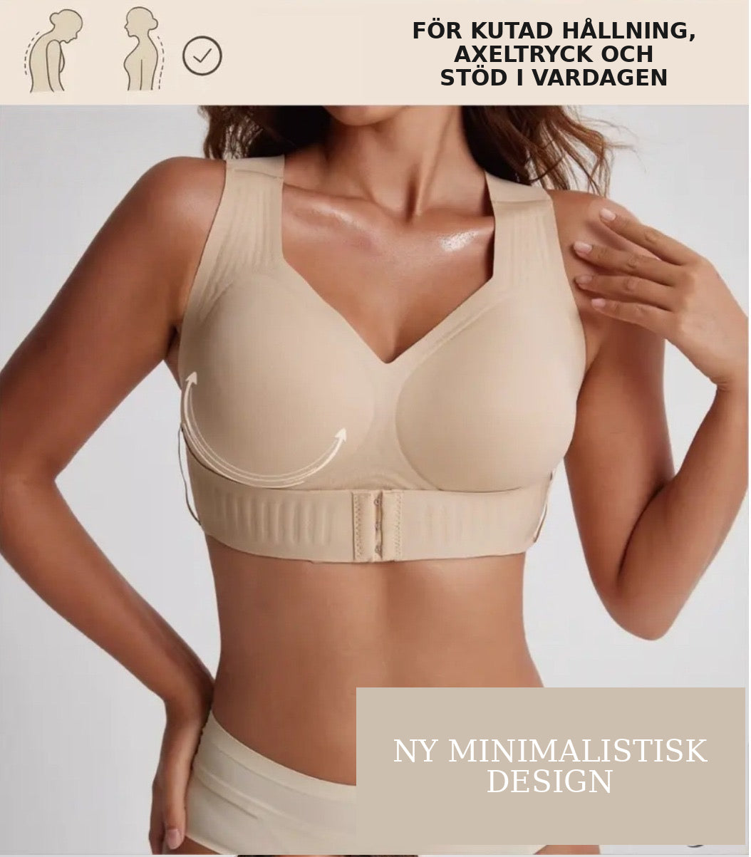 Nordiva Gelé Comfort – Bygelfri BH med korsrygg